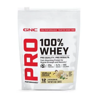 Whey Pro Performance Whey Protein, vanille, 369 g, GNC