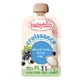 Bio-Püree-Beutel mit Milch, schwarzen Johannisbeeren und Reis, ab 6 Monaten, 100 g, BabyBio