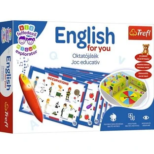 "English for You" Educational Game with Magic Pencil, Trefl