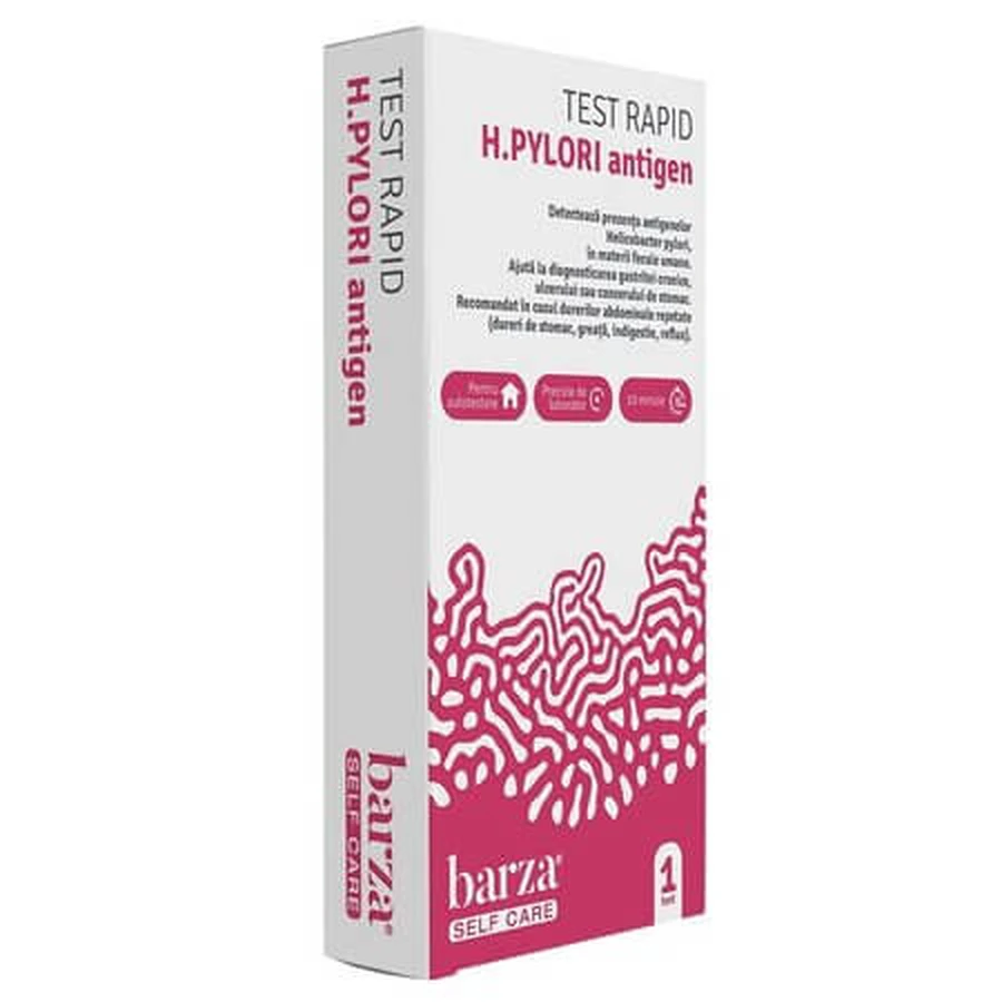 Helicobacter Pylori Antigen Rapid Test, 1 piece, Barza