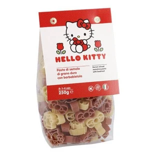 Pâtes Hello Kitty au blé dur et à la betterave, 250 g, Dalla Costa