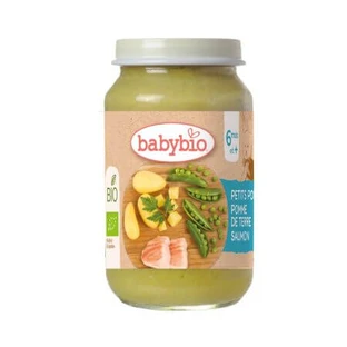 Purée bio de légumes et de saumon, à partir de 6 mois, 200 g, BabyBio