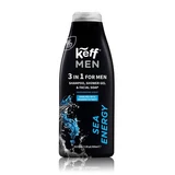 Sea Energy 3-in-1 douchegel, shampoo en gezichtsreiniger, 500 ml, Keff Men