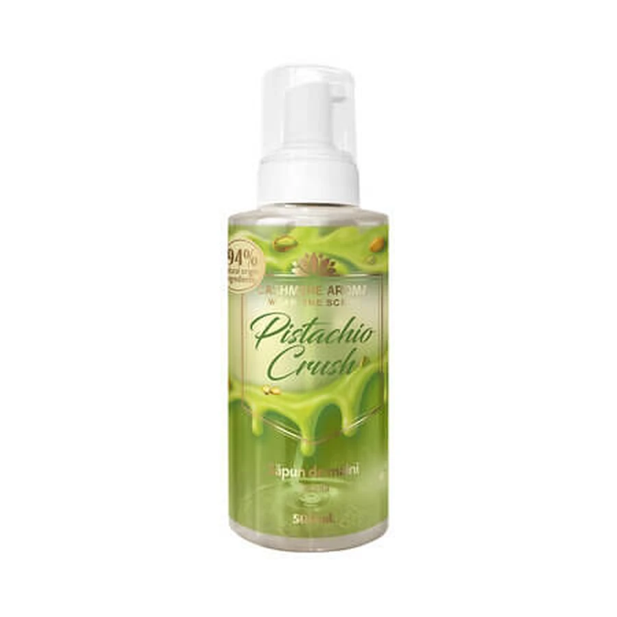 Savon moussant pour les mains, Pistachio Crush, 500 ml, parfum cachemire
