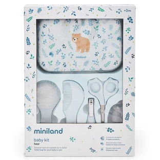 Set de higiene y cuidados para bebés, Oso, a partir de 0 meses, Miniland