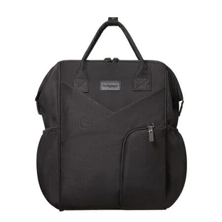 Sac à dos pour maman au style moderne, noir, Babyono