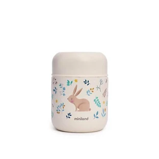 Isolierflasche für feste Nahrung, 280 ml, Mini-Hase, Miniland