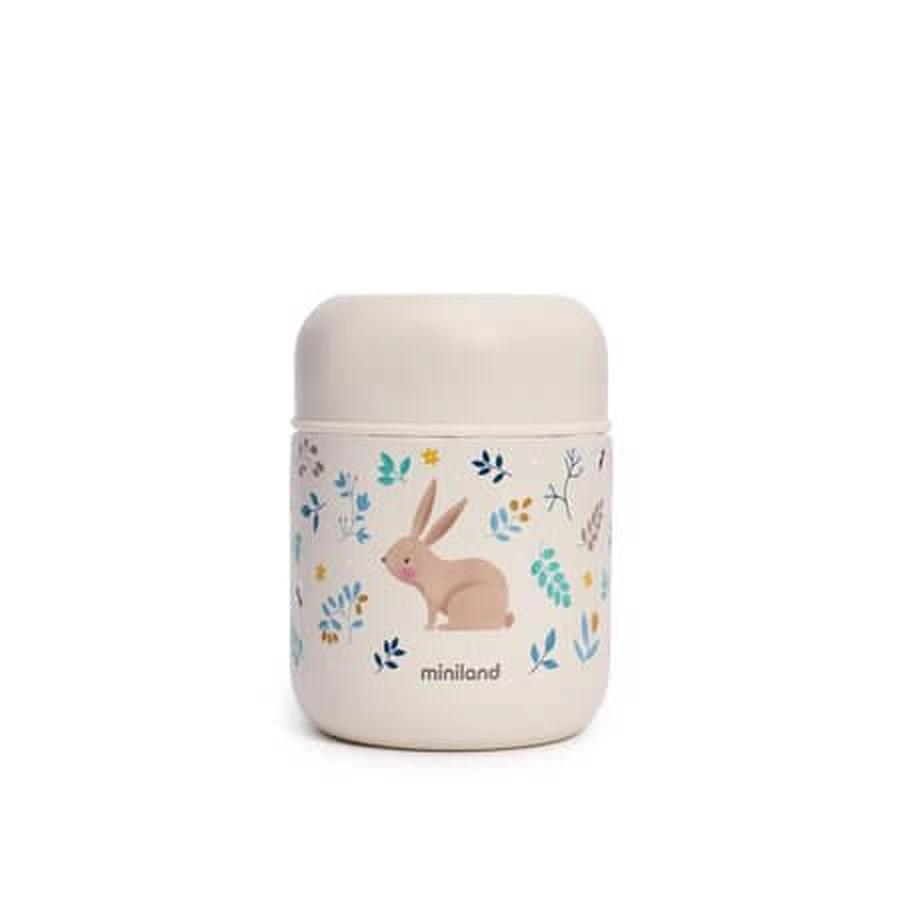 Isolierflasche für feste Nahrung, 280 ml, Mini-Hase, Miniland