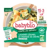 Lasagne mit Bio-Gemüse und Ziegenkäse, ab 15 Monaten, 200 g, Babybio