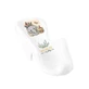 Siège de bain anatomique, blanc, motif « Wild & Free Elephant », Tega Baby