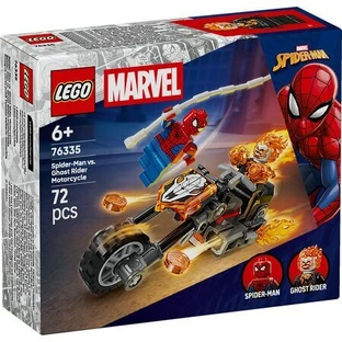 Spider-Man contra Ghost Rider en moto, a partir de 6 años, 76335, Lego Marvel