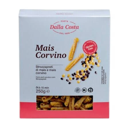 Strozzapreti pasta made from yellow corn and Corvin corn, 250 g,…