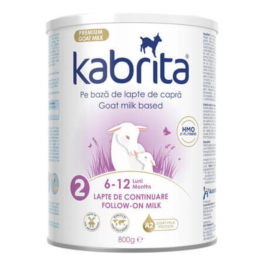 Leche de cabra en polvo para lactantes, de 6 a 12 meses, 800 g, Kabrita 2
