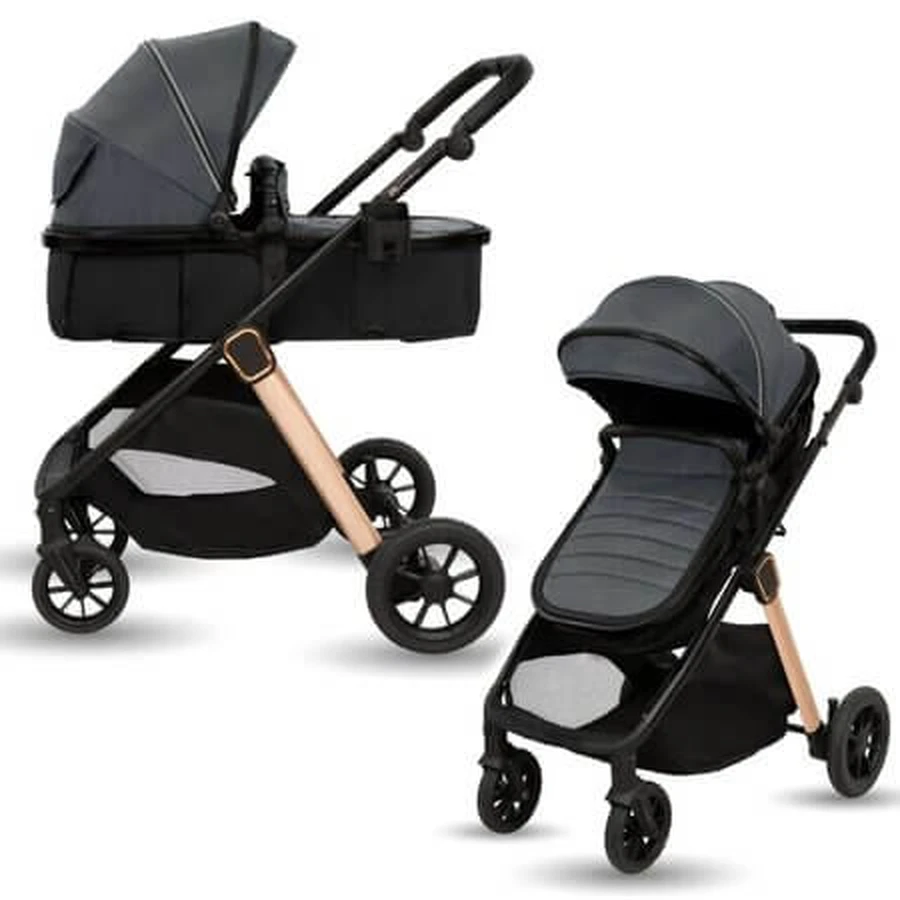 Elite 2-in-1-Kombikinderwagen, grau, AppeKids