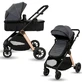 Elite 2-in-1-kinderwagen, grijs, AppeKids