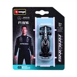 Macheta Formula 1, 1:64, George Russell, 14 ani+, Bburago