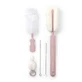 Lot de brosses pour biberons et tétines, rose, Babyono