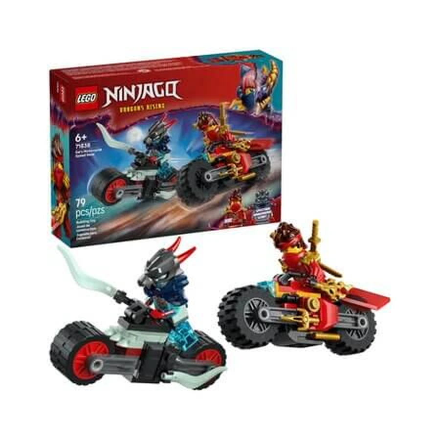 La course de motos de Kai, à partir de 6 ans, 71838, 79 pièces, Lego Ninjago