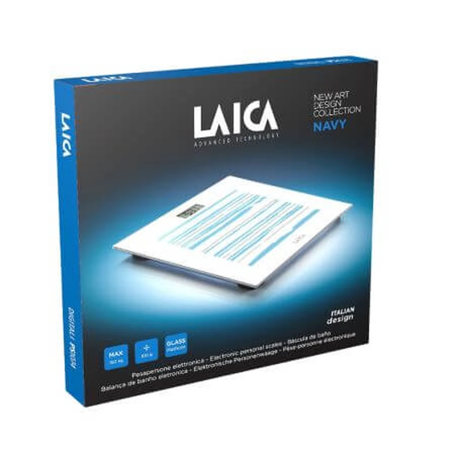 Elektronische Personenwaage, weiß, PS1074, Laica