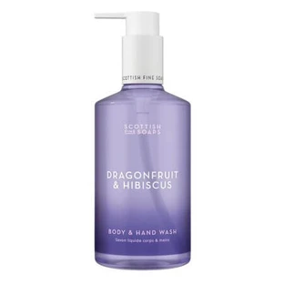 Savon liquide pour les mains et le corps au fruit du dragon et à l'hibiscus, 300 ml, Scottish Fine Soaps