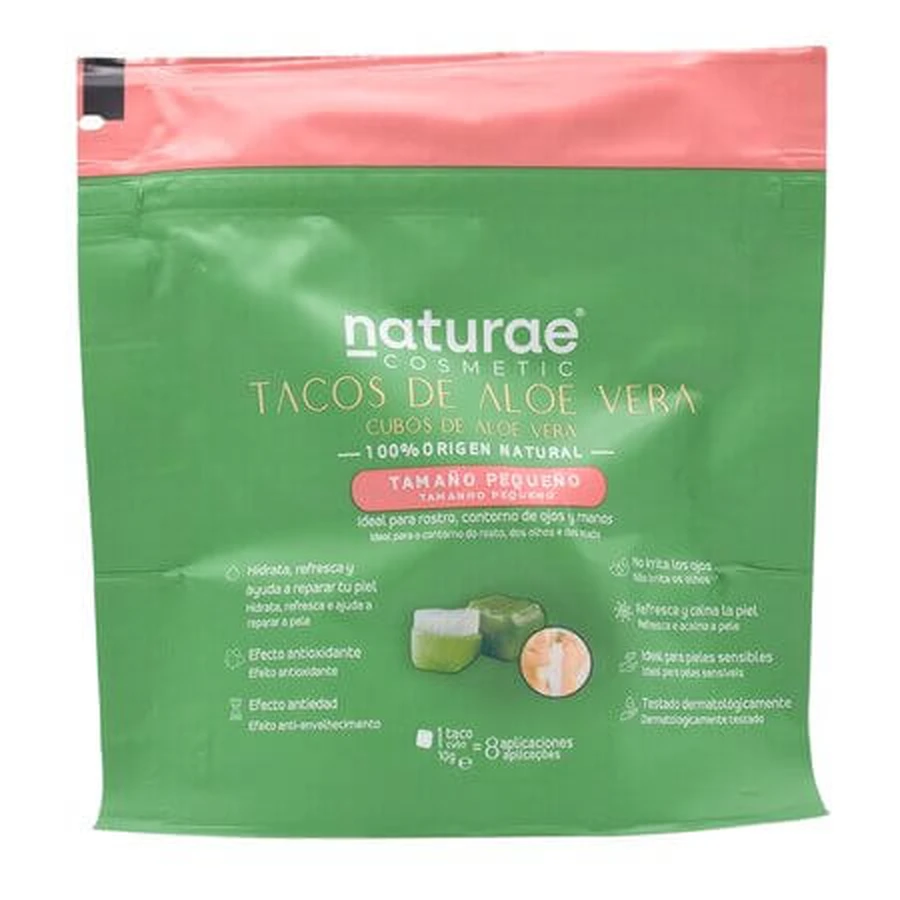Cube à l'aloe vera, aux propriétés apaisantes et revitalisantes, 10 g, Naturae Cosmetic