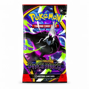 Set of 10 TCG ME05 Pitch Black Booster Packs, Pokémon