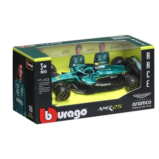 Modèle réduit Aston Martin F1, échelle 1:43, Lance Stroll, à partir de 3 ans, Bburago