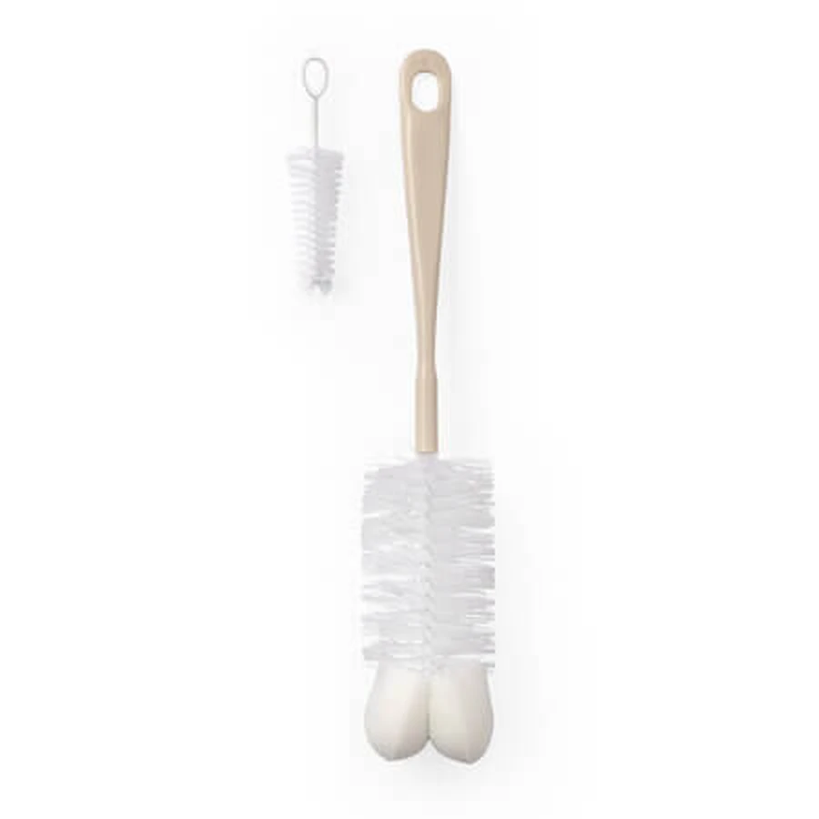 Fles- en speenborstel, Crem, Babyono