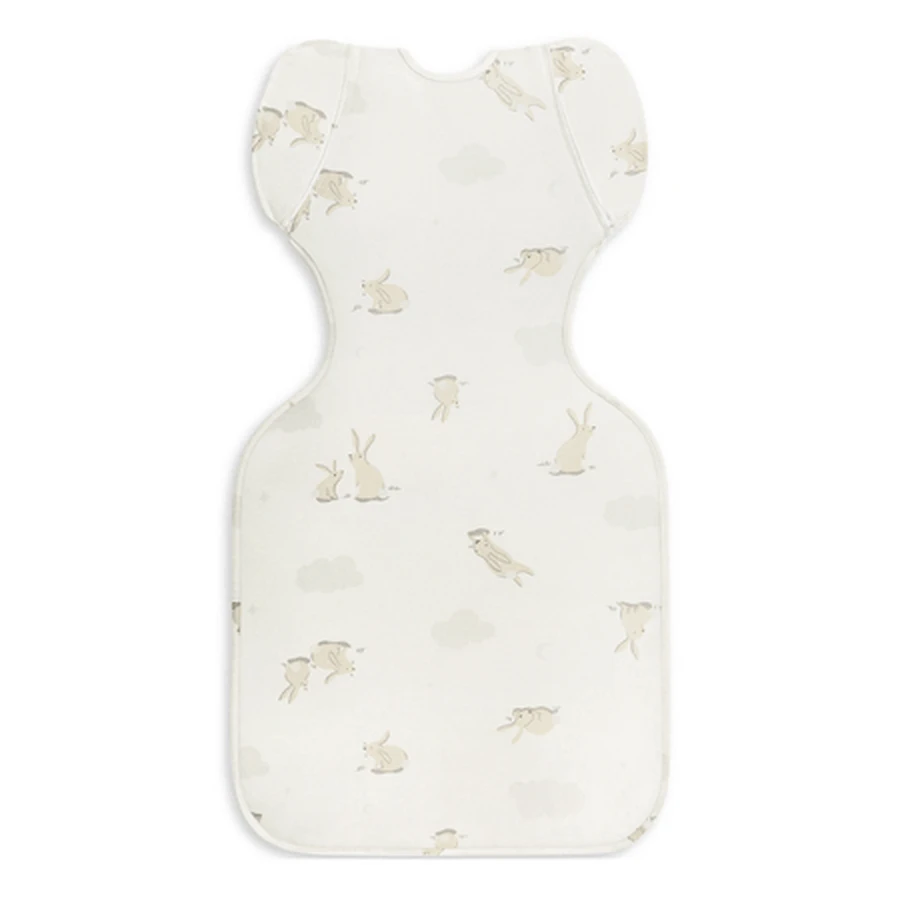 Sac de dormit de tranzitie pentru infasat si rostogolit Swaddle Up, Marimea M, 1 TOG, Bunnies, 1 bucata, Love to Dream