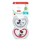 Lot de tétines Perfect Match Air, Mickey/Minnie, 18 à 36 mois, lot de 2, Nuk