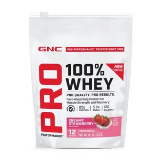 Pro Performance Strawberry-Flavored Whey Protein, 372 g, GNC