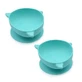 Set of 2 Silicone Bowls with Suction Cups, Shark, 2-Piece Set, Melii