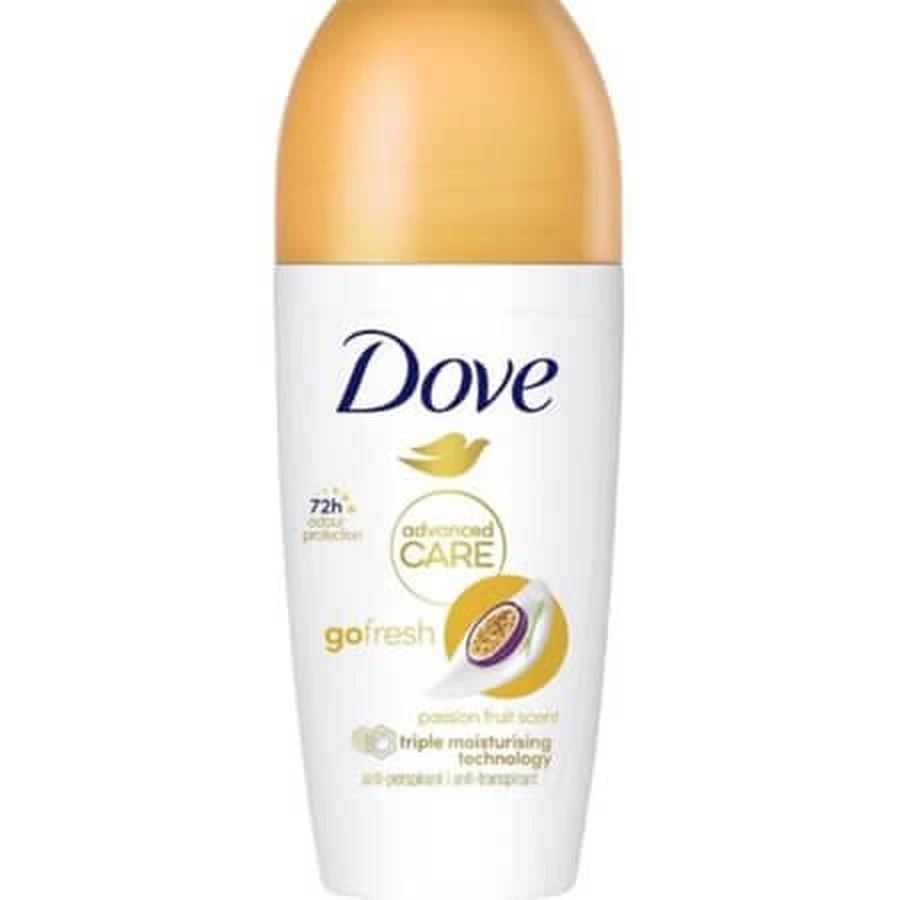 Passion Fruit Roll-On Deodorant, 50 ml, Dove