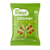 Organic Oat and Corn Puffs with Apple Flavor, 12 months+, 35 g, Hey Baby