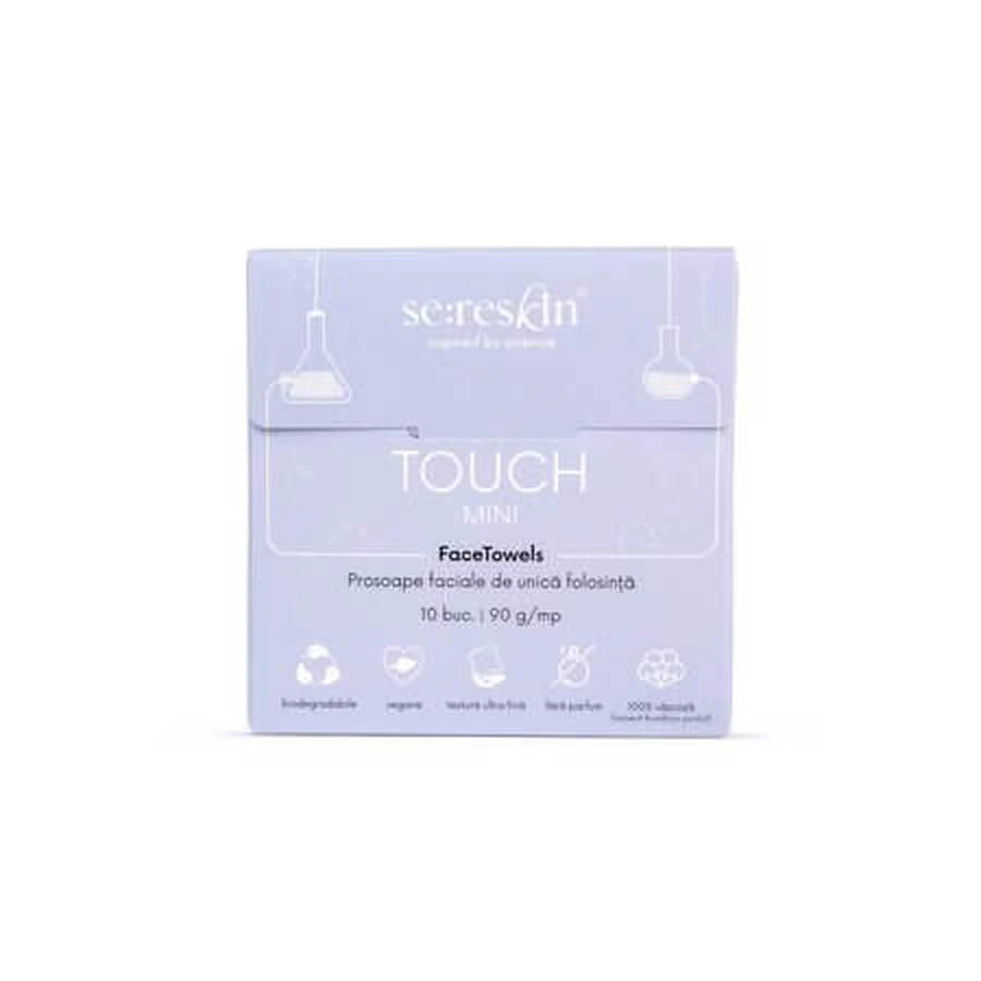 Single-use facial towels, 10 pieces, Se:Reskin