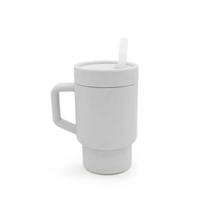 Silicone Cup for Kids, Gray, 290 ml, Melii