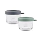 Set van 2 voedselbakjes, mineraal/saliegroen, 2 x 150 ml, Beaba