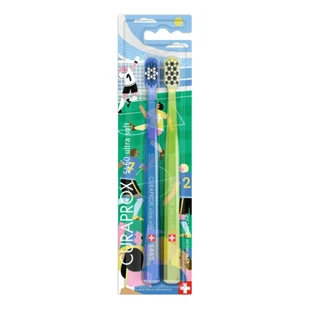 Set of 2 Toothbrushes, Ultra Soft Special Edition Football 2026, Curaprox