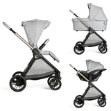 Cochecito 3 en 1 Bellagio, Lunar Rock, a partir de 0 meses, Chicco