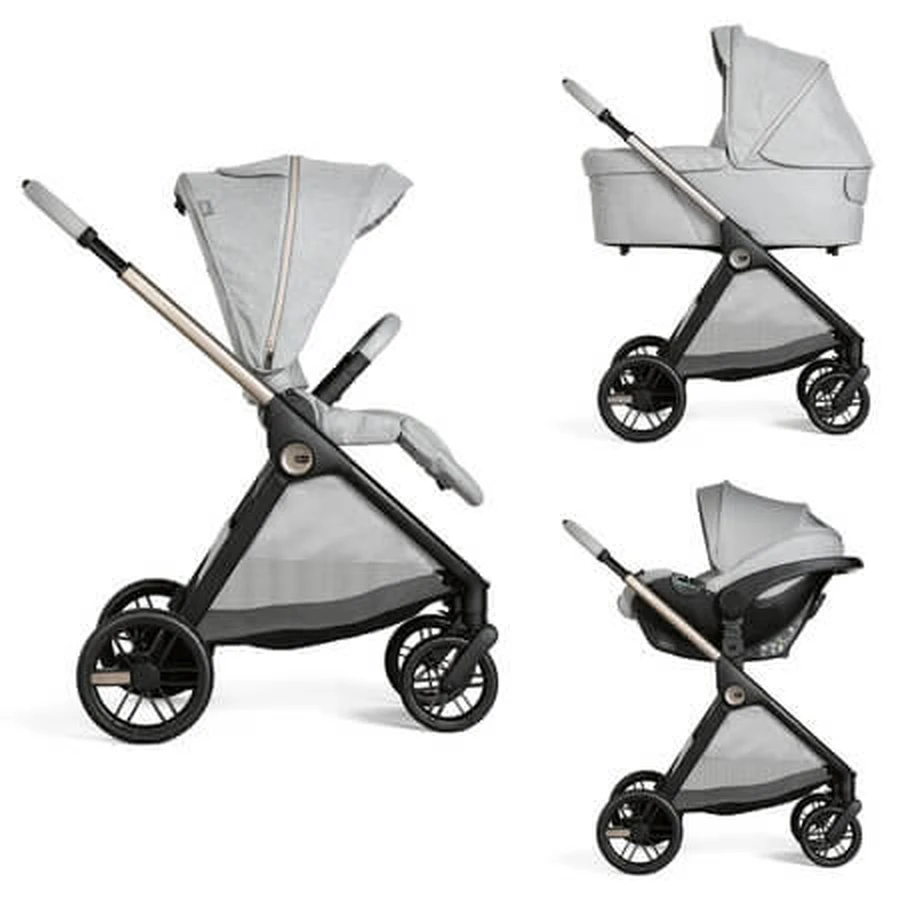Cochecito 3 en 1 Bellagio, Lunar Rock, a partir de 0 meses, Chicco