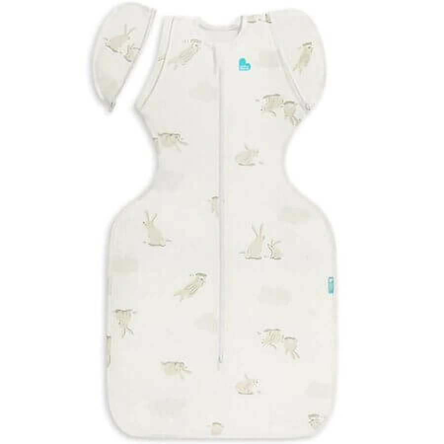 Sac de dormit Swaddle Up, Tog 1, Marimea L, Bunnies, Love to Dream