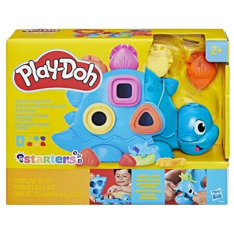 Lernspielzeug: Bunter Dinosaurier in verschiedenen Formen, ab 2 Jahren, Play-Doh