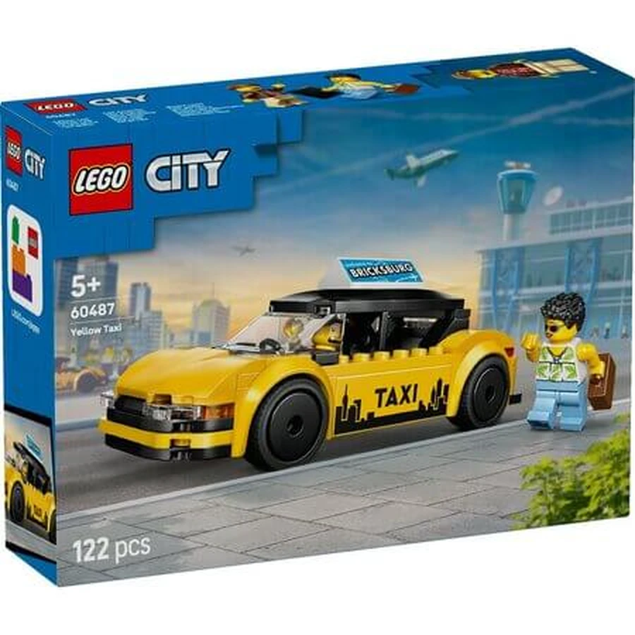 Taxi jaune, à partir de 5 ans, 60487, Lego City