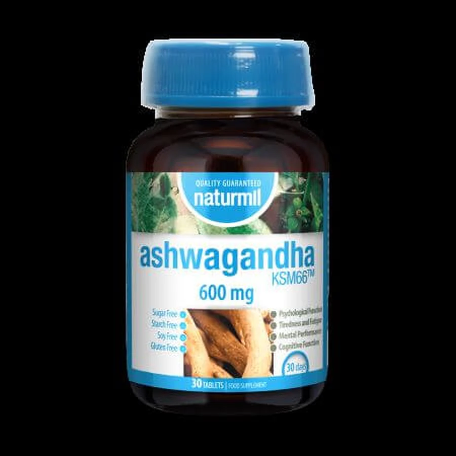 Ashwagandha KSM66, 600 mg, 30 comprimidos, Dietmed