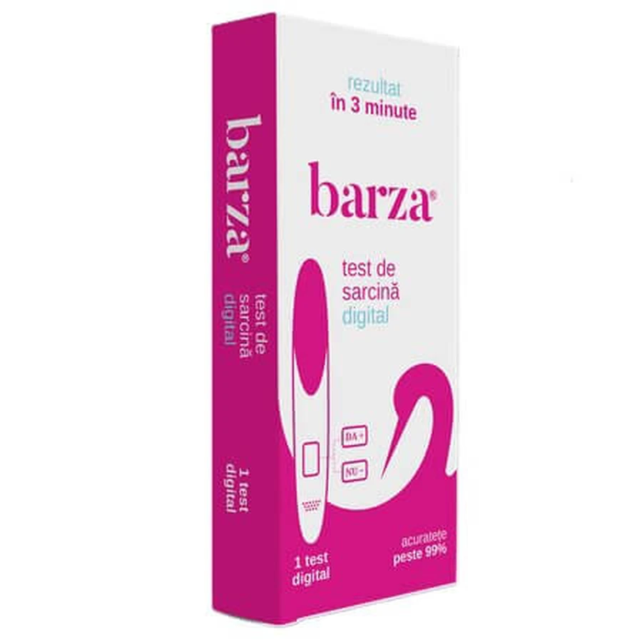 Digitaler Schwangerschaftstest, 1 Stück, Barza