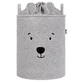 Foldable Storage Basket, Boucle Bear, 43 L, Sipo