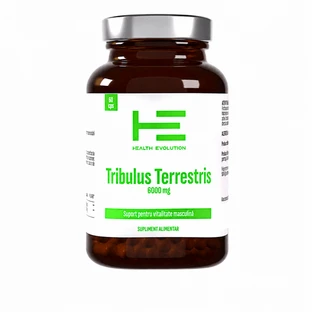 Extracto extra fuerte de Tribulus terrestris, 60 cápsulas, Health Evolution