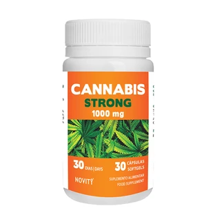 Cannabis Strong, 1000 mg, 30 cápsulas blandas, Dietmed