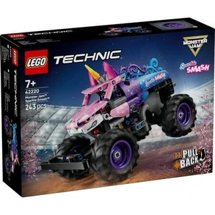 Monster Jam Sparkle Smash with Spring-Powered Engine, Ages 7+, LEGO Technic