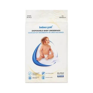Disposable liners with self-adhesive backing, 60x60 cm, 10 pieces, Beberoyal